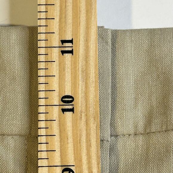 Ann Taylor NWT beige signature fit linen blend wide leg cuffed pants size 14 - Picture 9 of 9